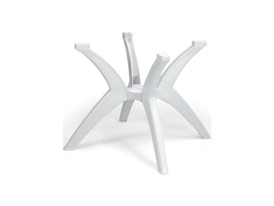 Classic Resin Y-Leg Pedestal Table Base in White