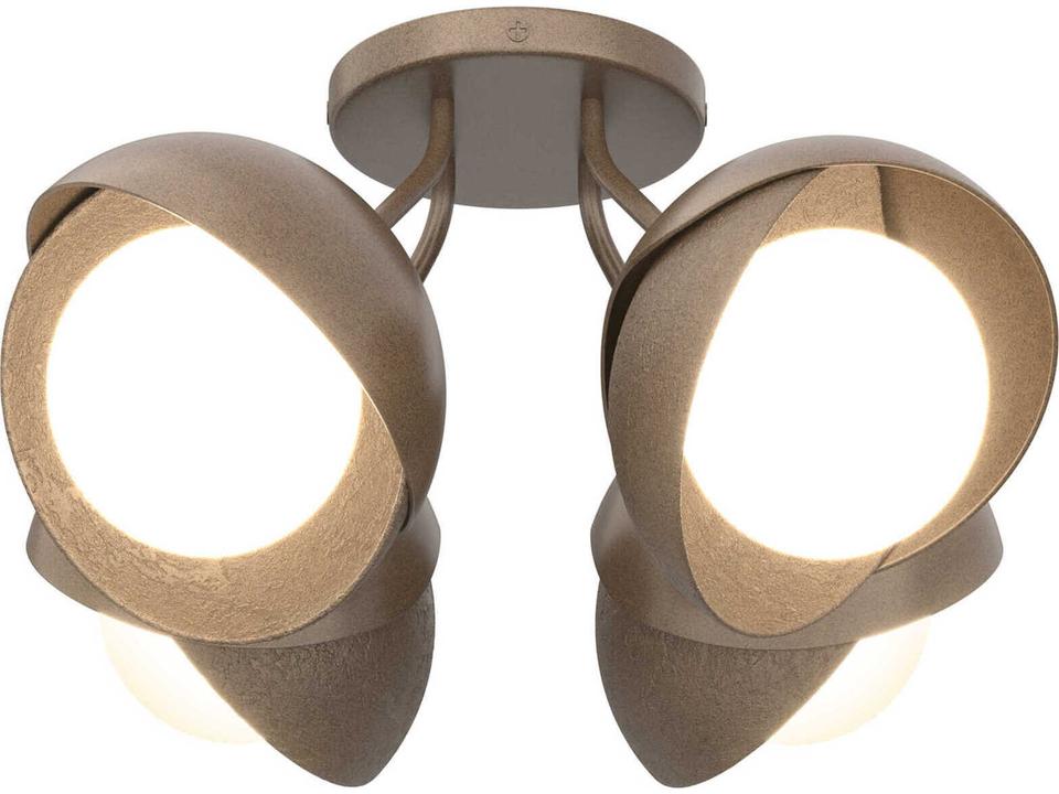 Brooklyn 4-Light Semi-Flush Ceiling Light Forged Steel