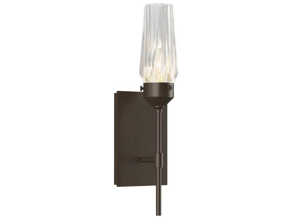 Luma Wall Sconce with Faceted Crystal