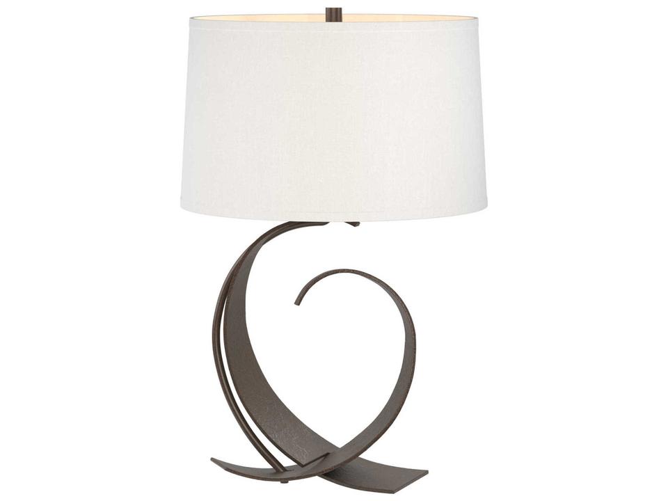 Fullered Impressions Table Lamp Hand-Forged