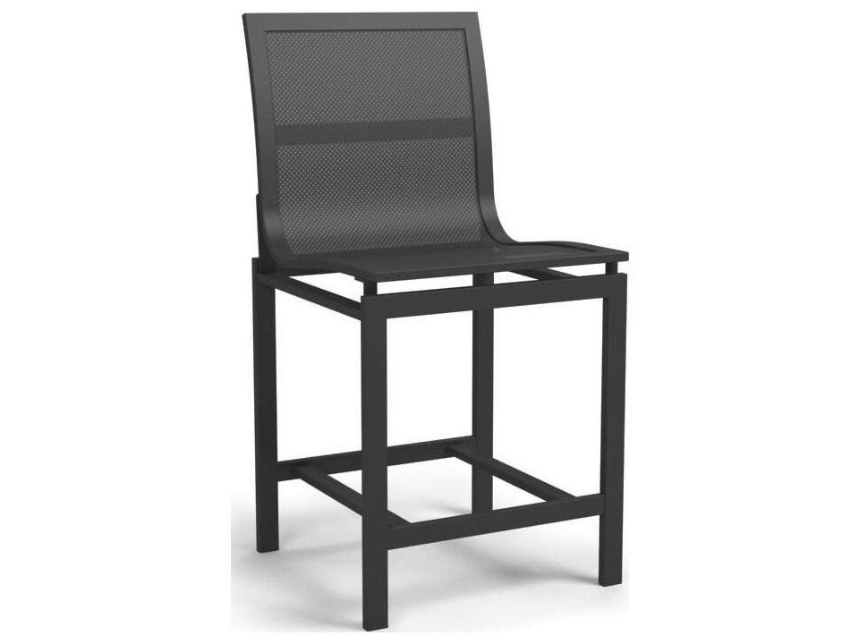 Allure Mesh Aluminum Counter Side Stool