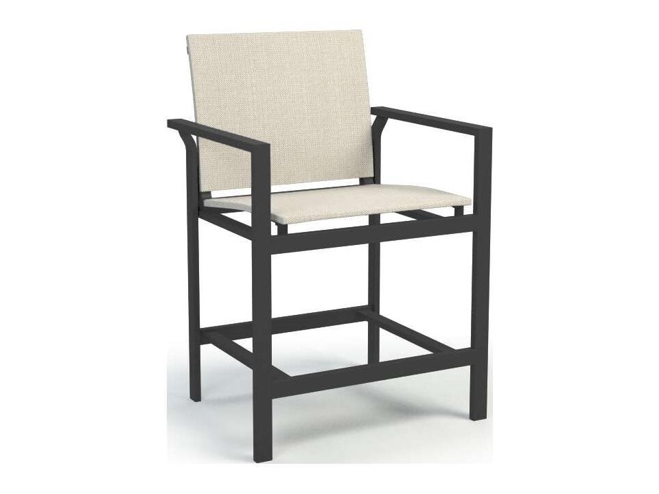Allure Sling Aluminum Counter Arm Stool