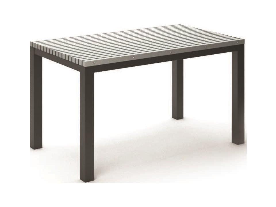 Eden 60-Inch Rectangular Outdoor Patio Counter Table