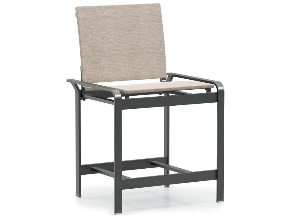 Elevate Sling Aluminum Armless Stackable Counter Side Stool