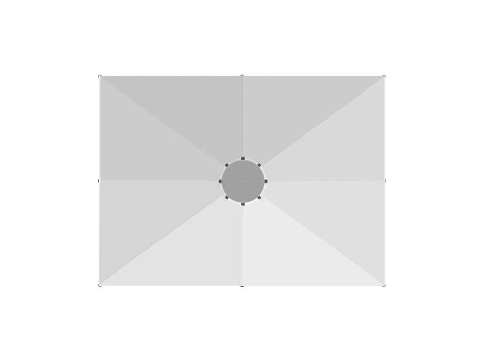 Triumph Giant 11' x 8.5' Rectangle Umbrella