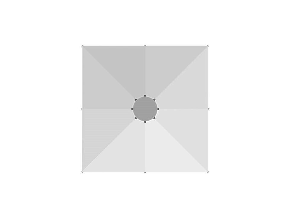Triumph Giant 10' Square Umbrella