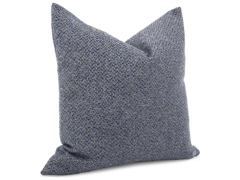 Panama Indigo Accent Pillow with Removable Cover
