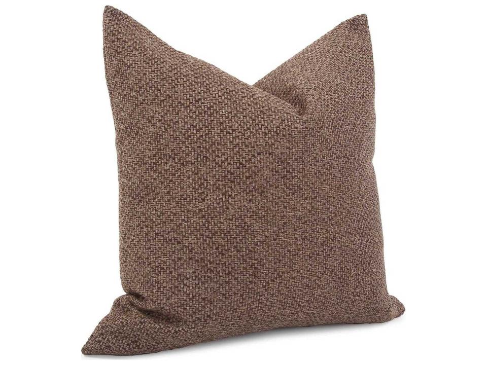 Panama 24-Inch Square Chocolate Throw Pillow