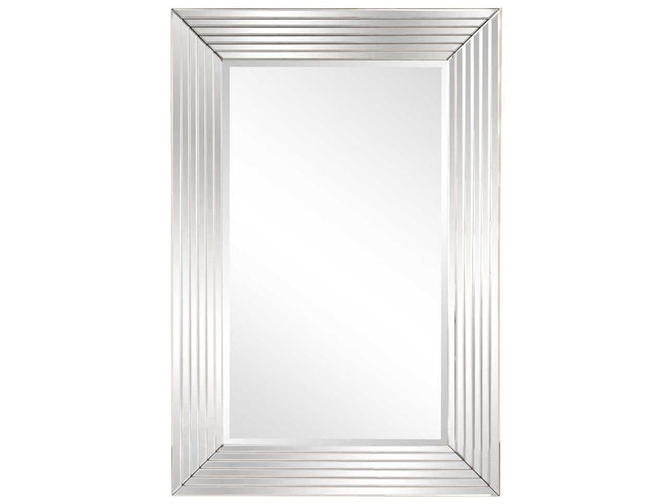 Lenox Rectangle Beveled Mirrored Wall Mirror