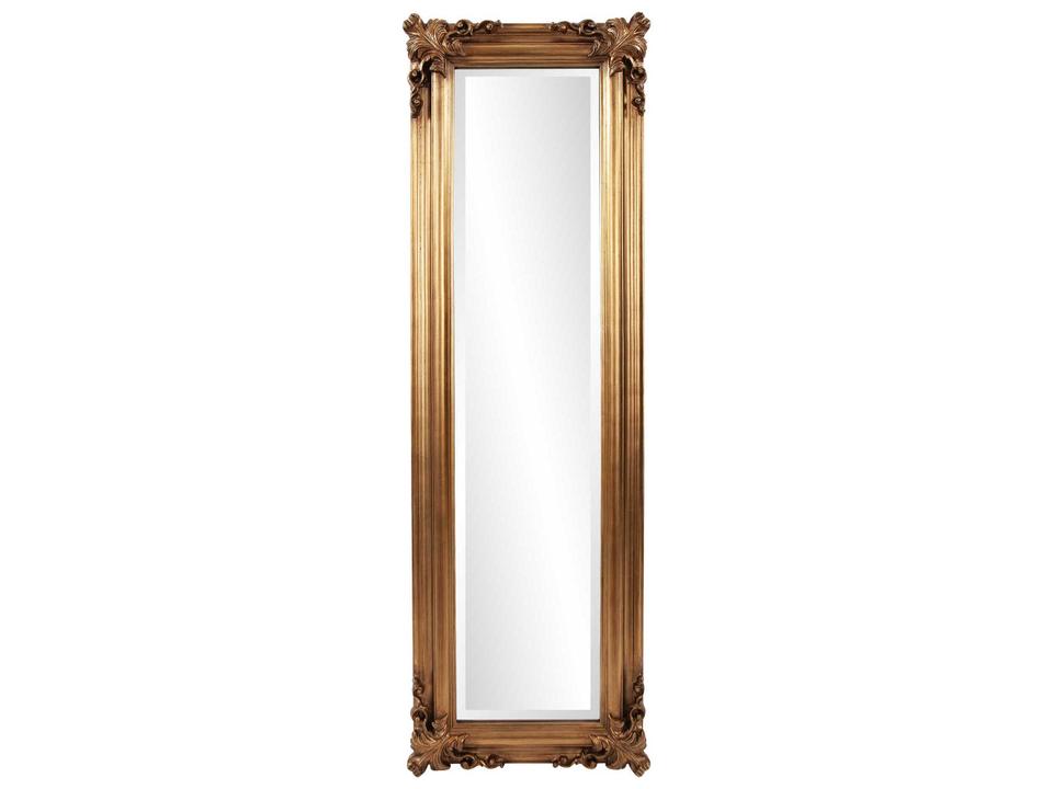 Vincenzo Antique Gold Rectangular Wall Mirror
