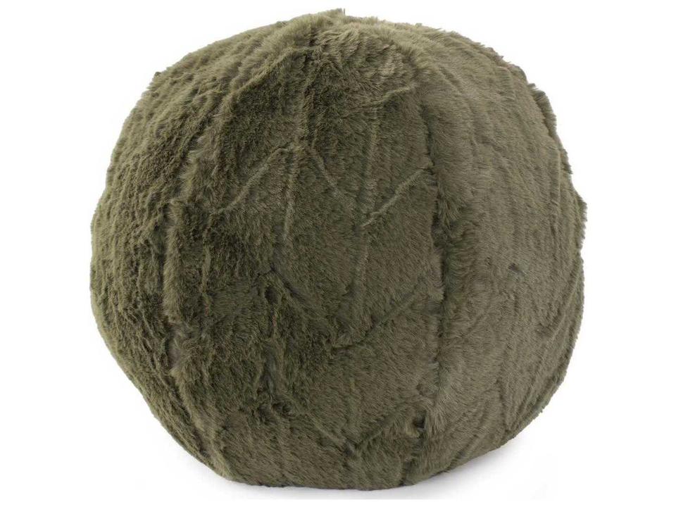 Angora Moss Green 20x20 Square Decorative Pillow with Down Insert