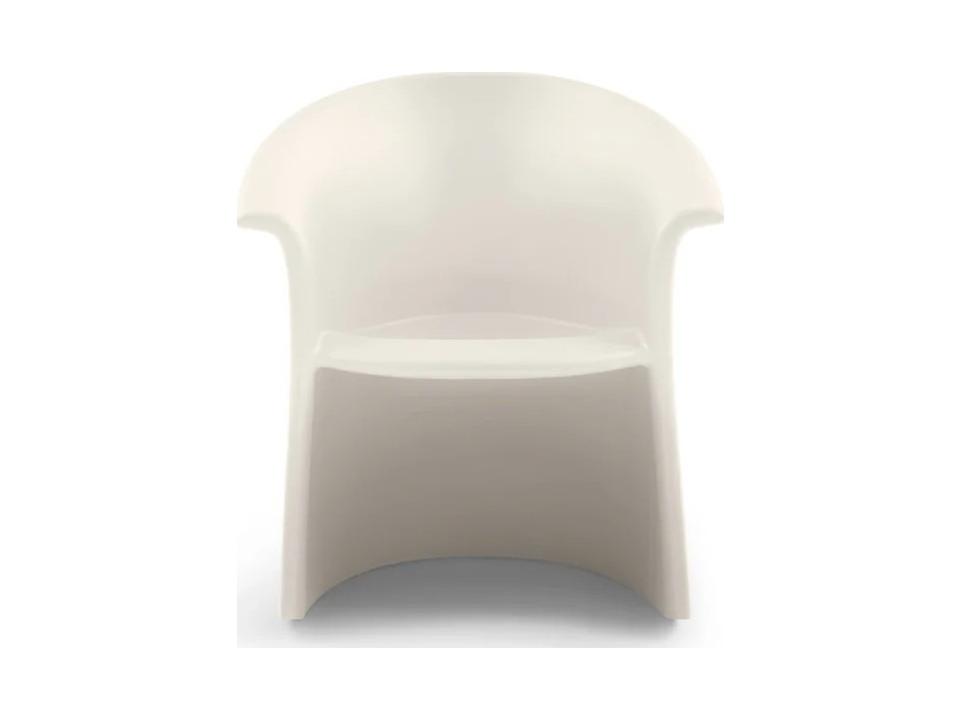 Vignelli Rocker Modern Indoor Outdoor Rocking Chair Cream