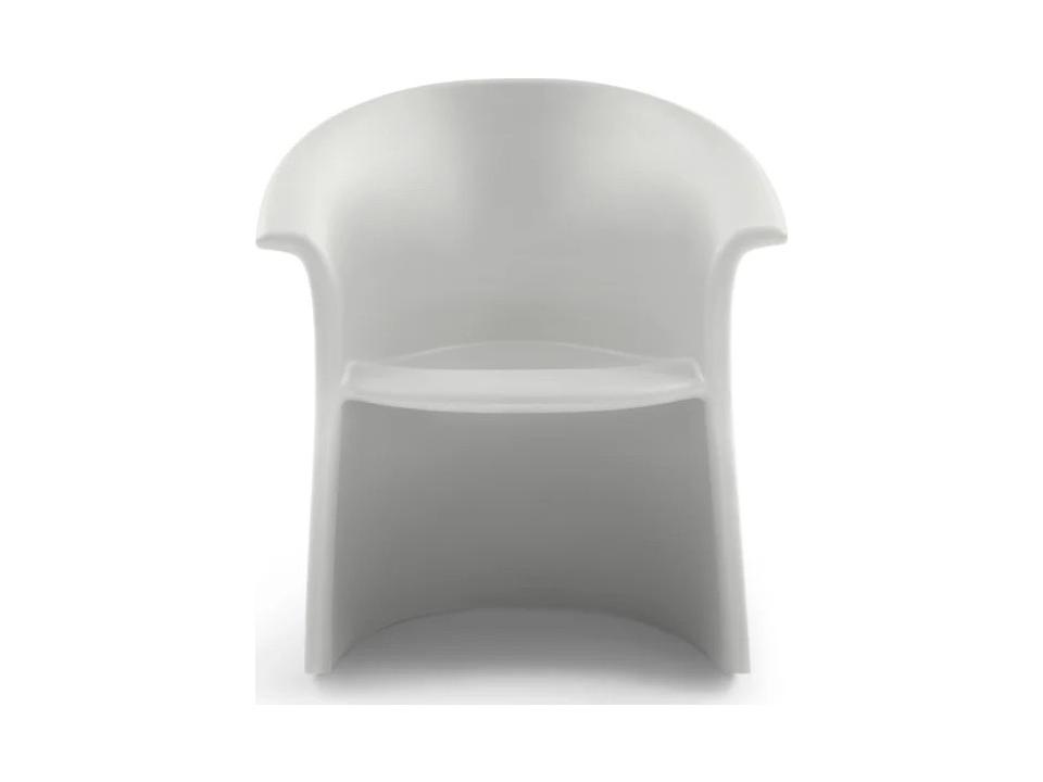 Vignelli Rocker Accent Rocking Chair in Light Gray