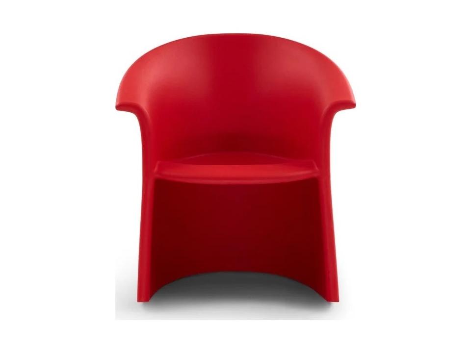 Vignelli Rocker Indoor Outdoor Rocking Chair in Tomato Red