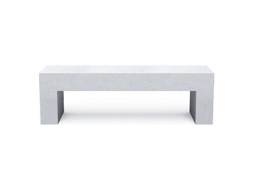 Vignelli Stoned Gray Medium Bench