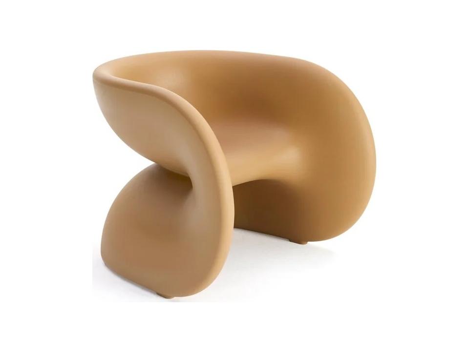 Fortune Cookie Recycled Plastic Indoor Outdoor Accent Chair