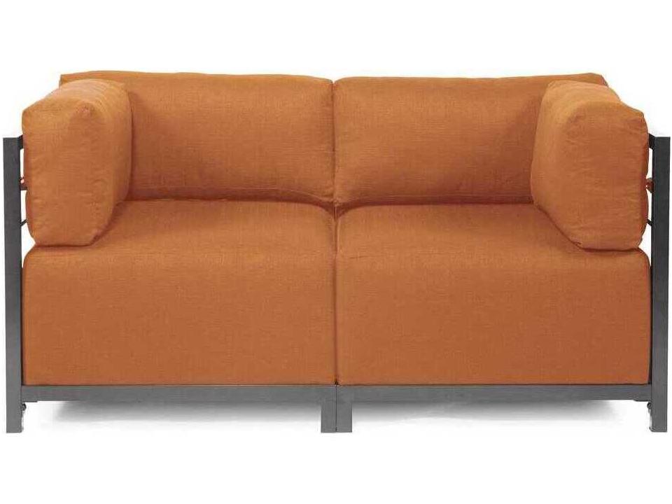 Axis Seascape Loveseat with Sunbrella Canyon Fabric