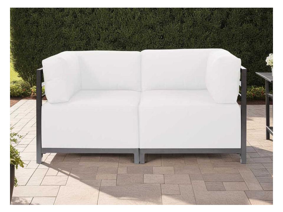 Axis Seascape Natural Sunbrella Cushion Loveseat