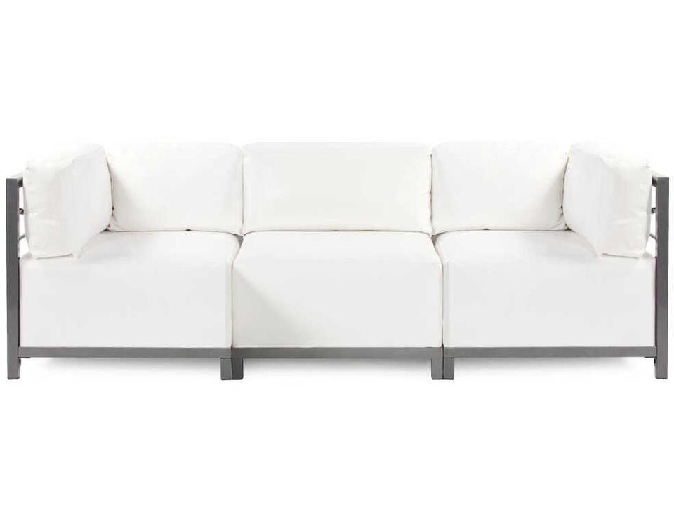 Axis Atlantis 95-Inch Marine Vinyl Sofa in White