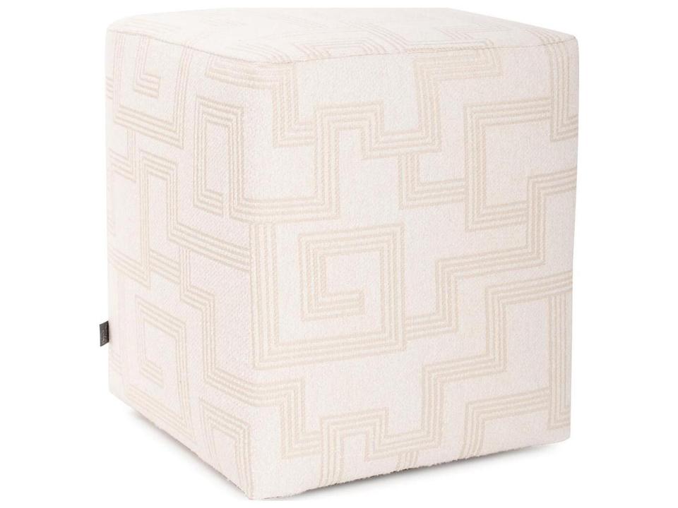 Universal Syros Round Ottoman in Natural