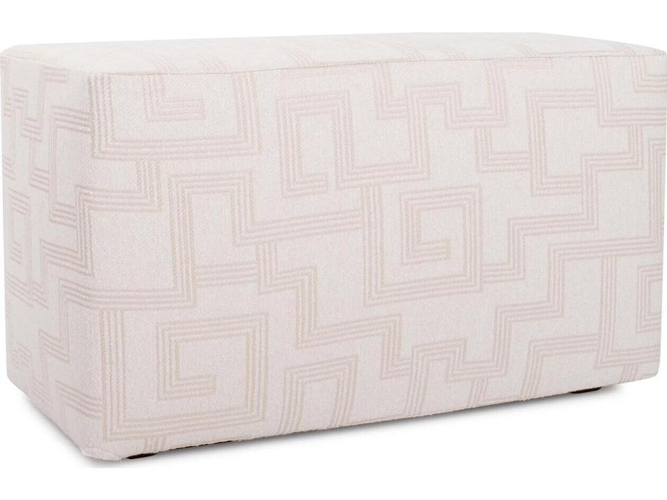 Universal Syros Fabric Cushion Bench in Natural Olefin