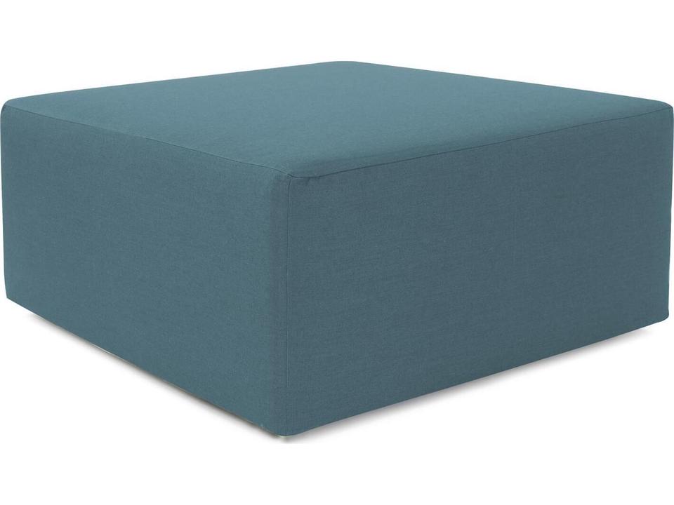 Universal Seascape 36-Inch Square Sunbrella Fabric Ottoman in Turquoise