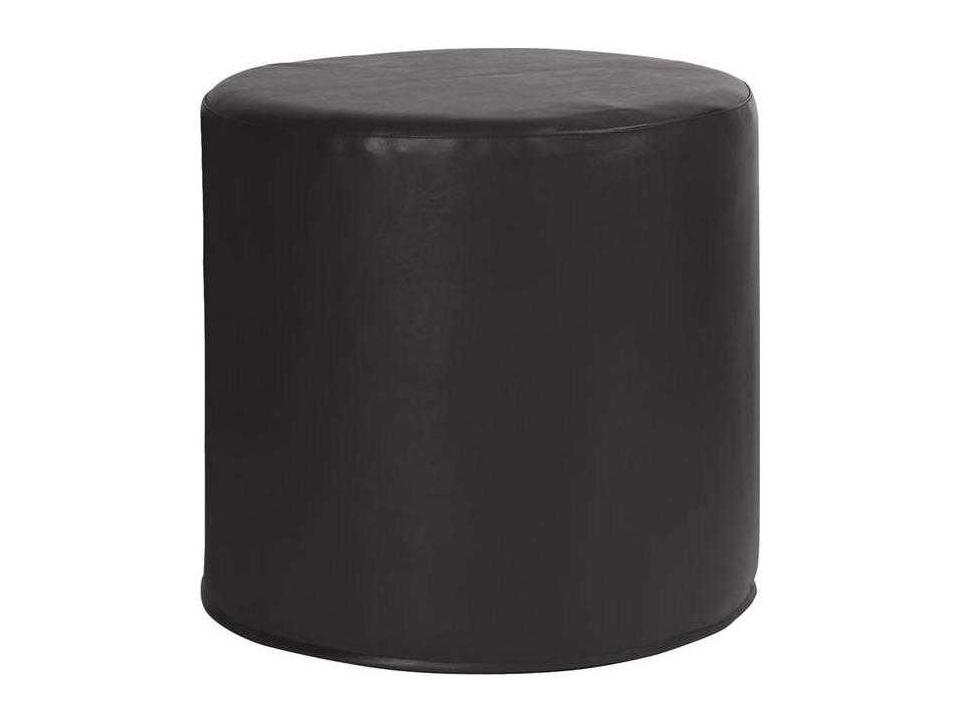 Atlantis 18-Inch Cube Recycled Plastic Ottoman in White