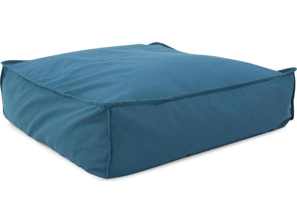 Seascape 36-Inch Square Sunbrella Cushion Ottoman in Turquoise