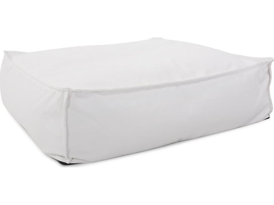 Seascape Natural Fabric Cushion Ottoman