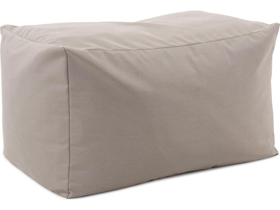 Seascape Sand Sunbrella Fabric Cushion Bench