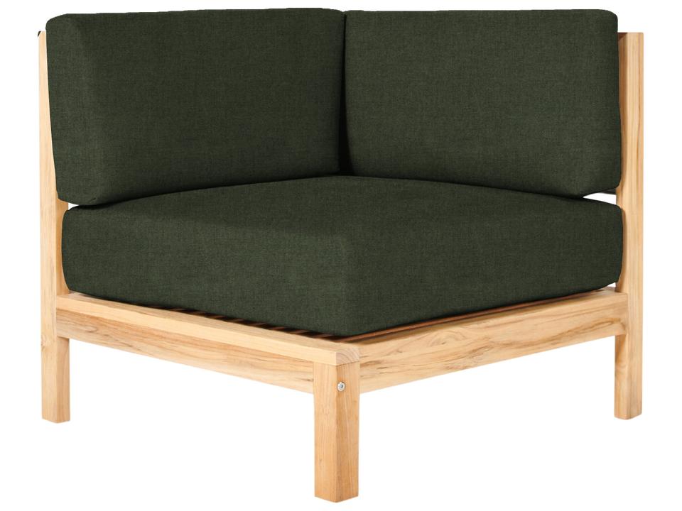 Soho Wood Jungle Teak Cushion Lounge Chair