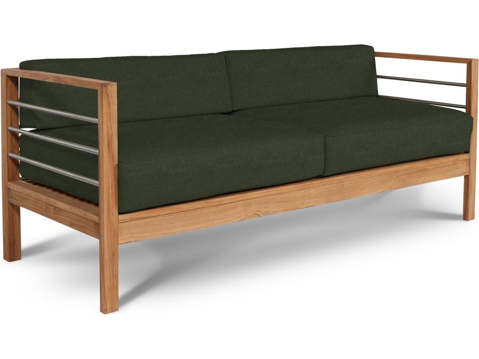 Soho Wood Jungle Teak Cushion Sofa