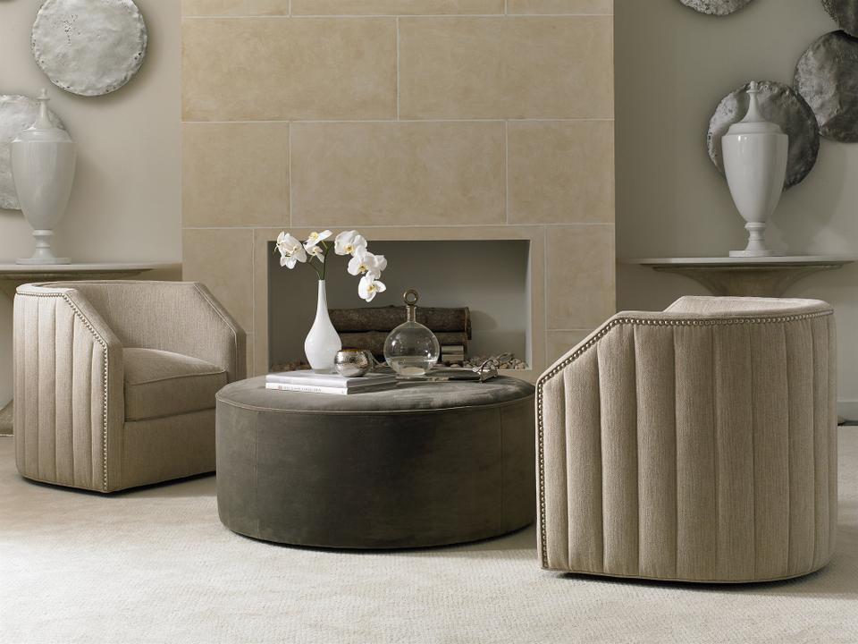Custom Elements Upholstery Orion Chair and Ottoman Set