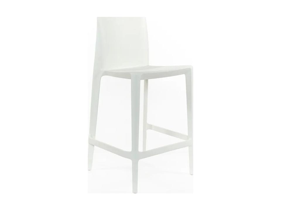 Bellini White Recycled Plastic Counter Stool - Pack of 2
