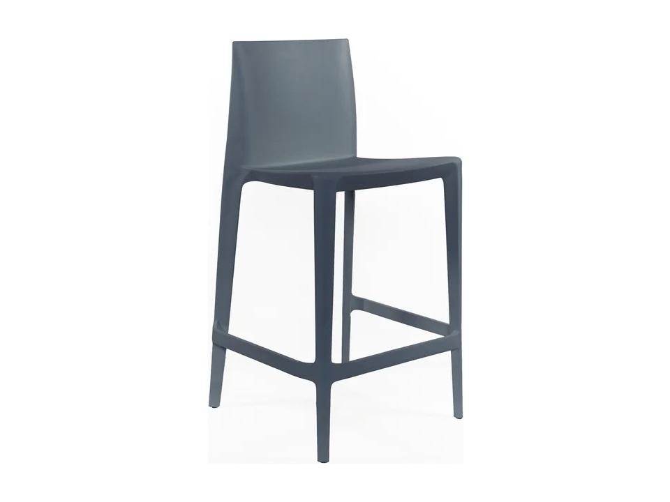 Bellini Dark Grey Recycled Plastic Counter Stool - Pack of 2