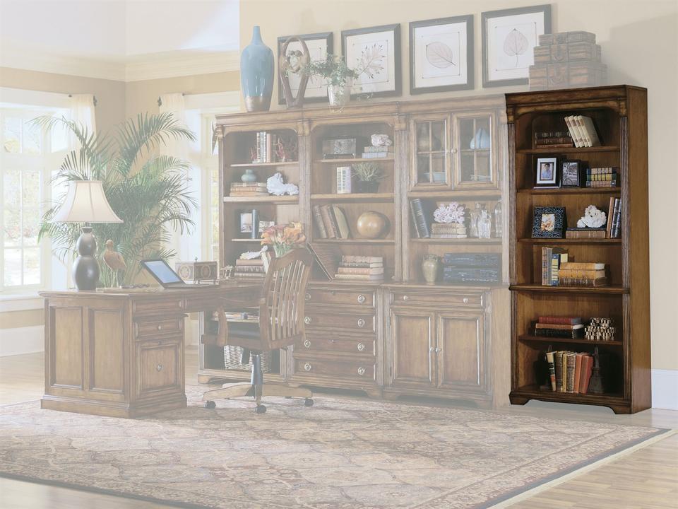 Brookhaven Tall Bookcase in Distressed Clear Cherry