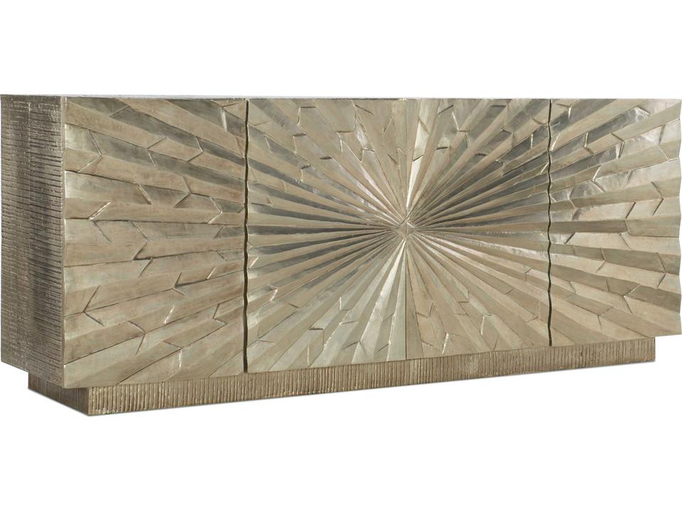 Big Bang 78-Inch Entertainment Console in German Silver