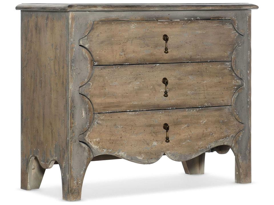 Ciao Bella 3-Drawer Bachelor's Chest with USB in Maple Rub-Off