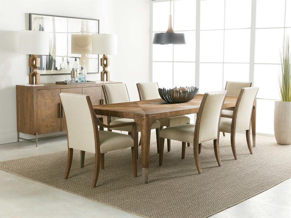 Chapman Oak Wood Dining Room Set