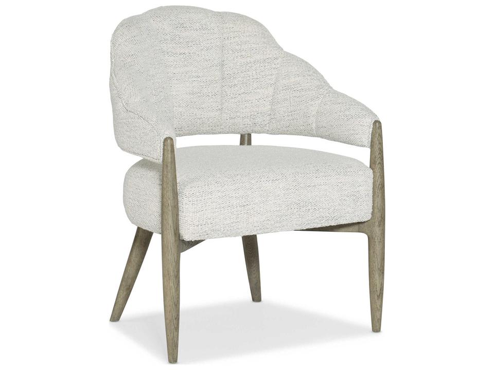 Linville Falls Upholstered Accent Chair in Merino Cotton and Mink Finish