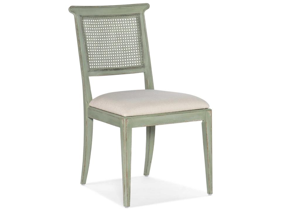 Charleston Green Upholstered Side Dining Chair