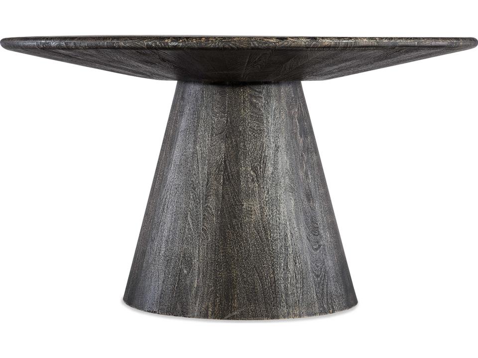 Commerce and Market Madison 54-Inch Round Dining Table in Black Wood