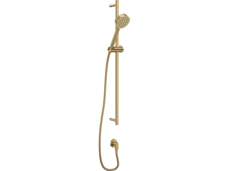 Handshower Set with 31-Inch Slide Bar and Single Function Handshower in Antique Gold