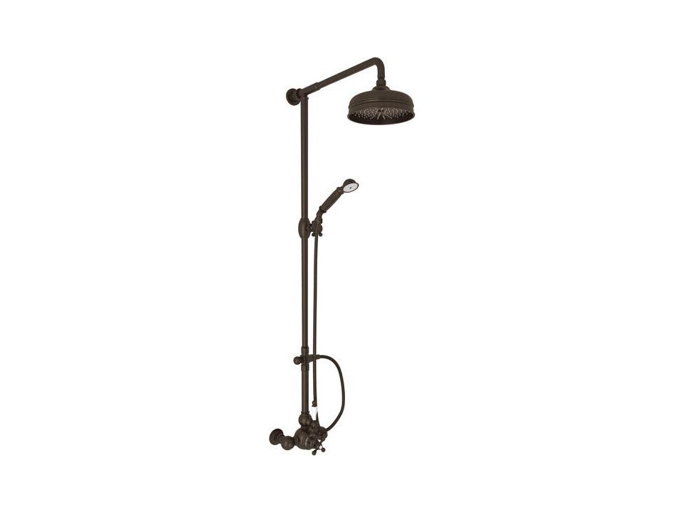 Arcana Exposed Thermostatic Shower System with Handshower and Lever Handle