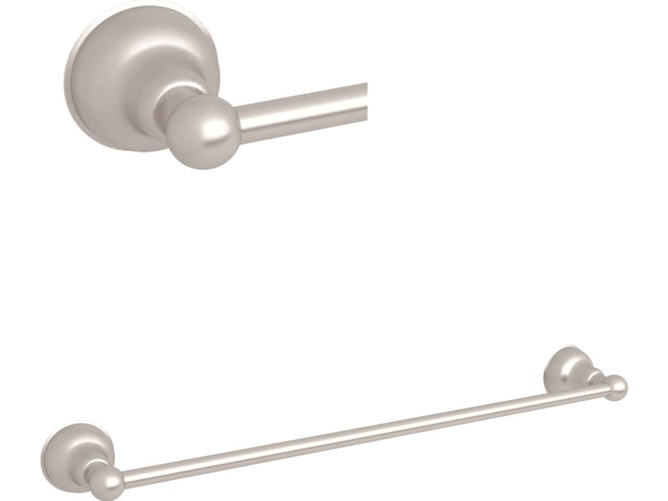 Arcana 30-Inch Single Towel Bar in Satin Nickel Finish