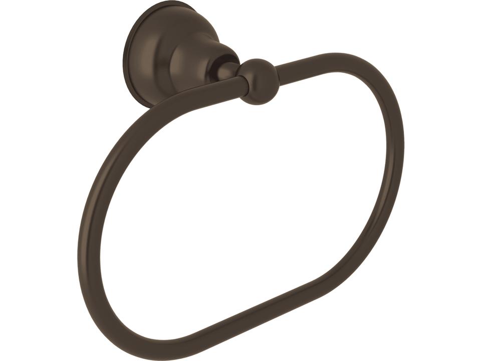 Arcana Wall Mounted Towel Ring in Tuscan Brass