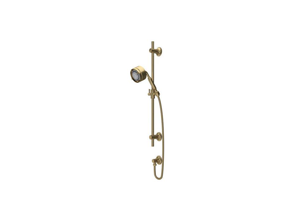 Graceline 5-Function Handshower Set with 24-Inch Slide Bar in Antique Gold