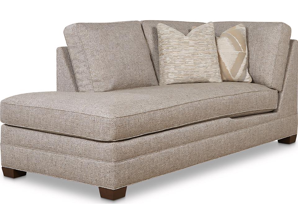 2062 Upholstered Left Arm Corner Chaise Lounge