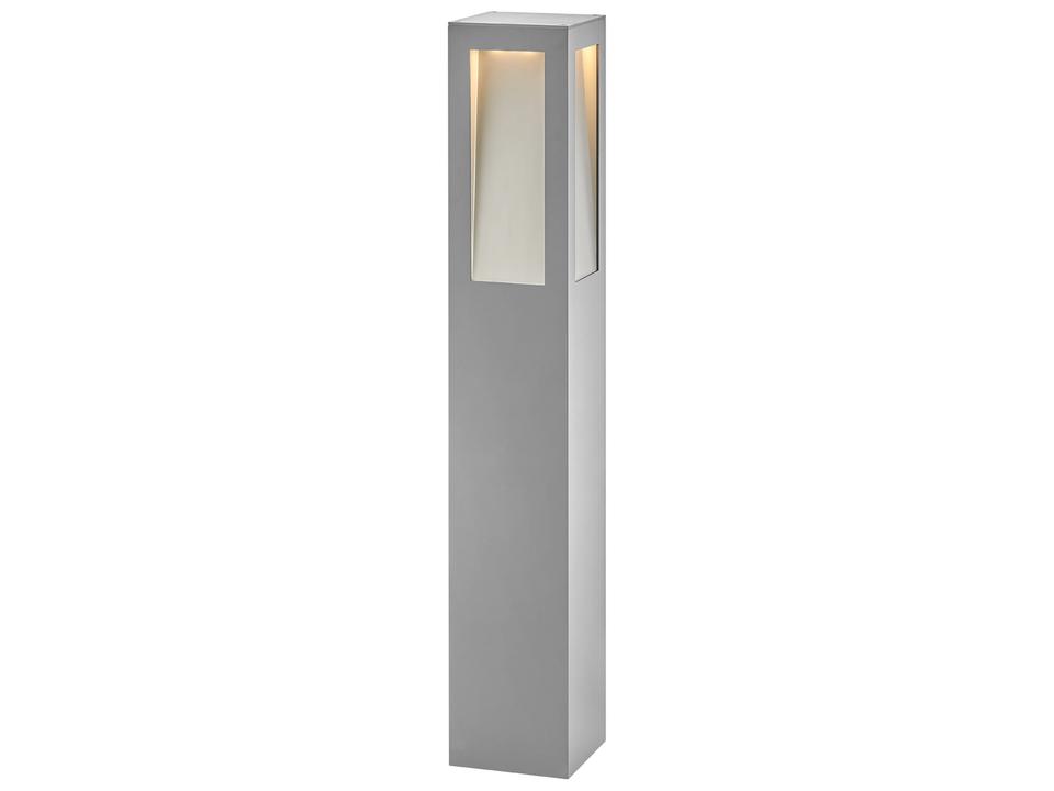 Taper LED Bollard Outdoor Path Light in Titanium
