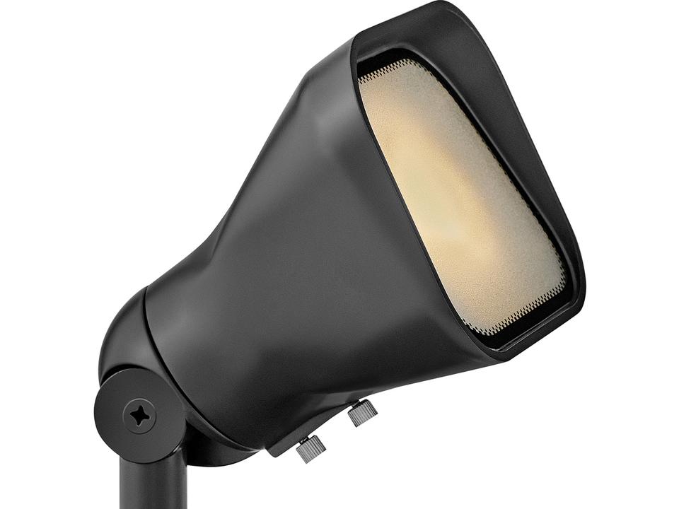 Accent Flood LumaCORE LED Outdoor Spot Light in Satin Black